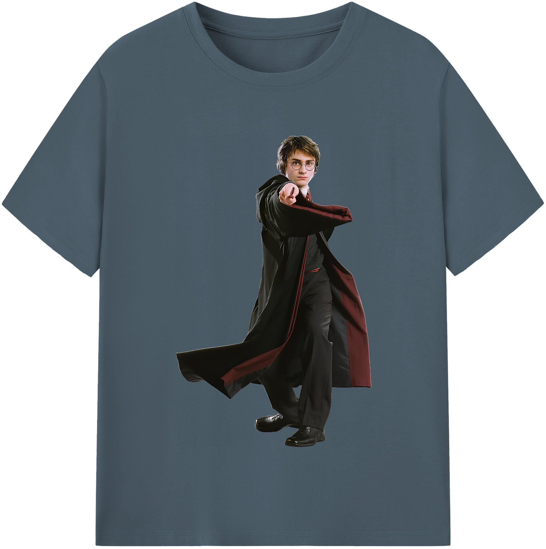 （画像用） Harry Potter ハリー・ポッターシリーズ 綿100％半袖Tシャツ（フロントプリント）